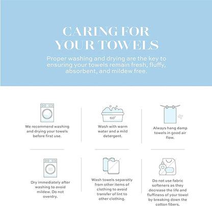 White Classic Luxury Bath Towels Set of 4 Large - 700 GSM Cotton Ultra Soft Bath Towels 27x54 | Highly Absorbent and Quick Dry | Hotel Towels for Bathroom Luxury, Plush Shower Towels, Silver