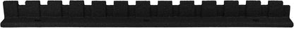 Playsafer L-Shaped Flexible Rubber Castle Edger for Lawns Landscaping and Playground | Easy No Dig Installation (1 Pack, Black)