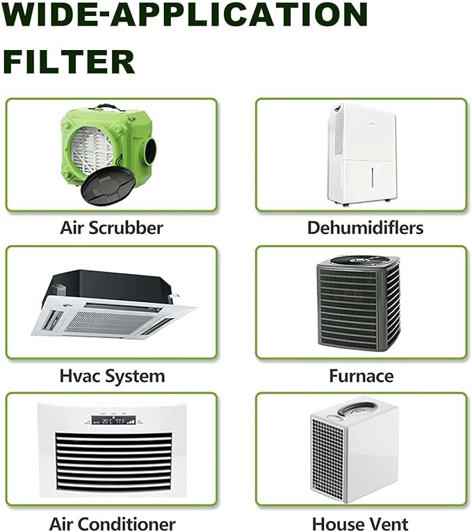 14x14x1 Air Filters, MERV 8 Pleated HVAC Furnace Filters (4-Pack) - Dust Defense, MPR 600 - exact dimensions: 13.75"x13.75"x0.75" - Replacement for AC, Heater, and Ventilation Systems