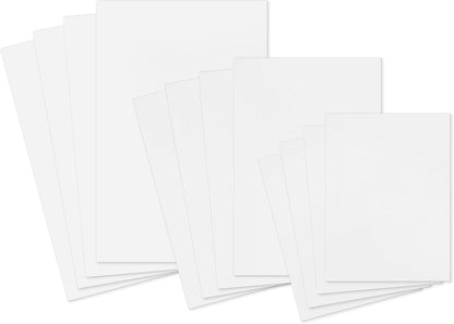 Hallmark White Gift Boxes, Assorted Sizes (12 Boxes with Lids: 4 Small 11", 4 Medium 14", 4 Large 16") for Valentine's Day, Birthdays, Mother's Day, Baby Showers and More