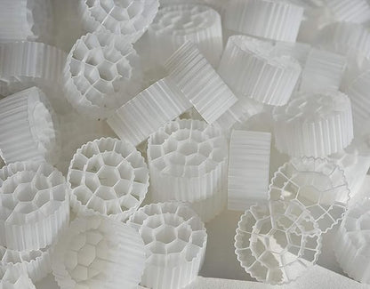 K3 Bio Filter Media Moving Bed Biofilm Reactor (MBBR) for Aquaponics, Aquaculture, Hydroponics - Ponds - Aquariums by Wholesale Koi Farm (6 Gallons)