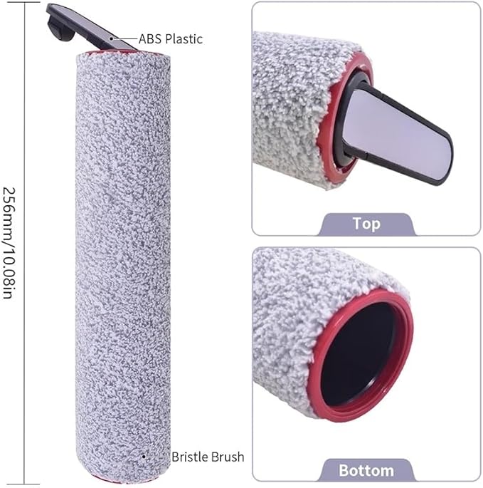 Scrubber Wiper Filter Soft Brush Wet and Dry Vacuum Cleaner Spare Part，Compatible for Dreame， M13 / H13 Accessories(Set C)