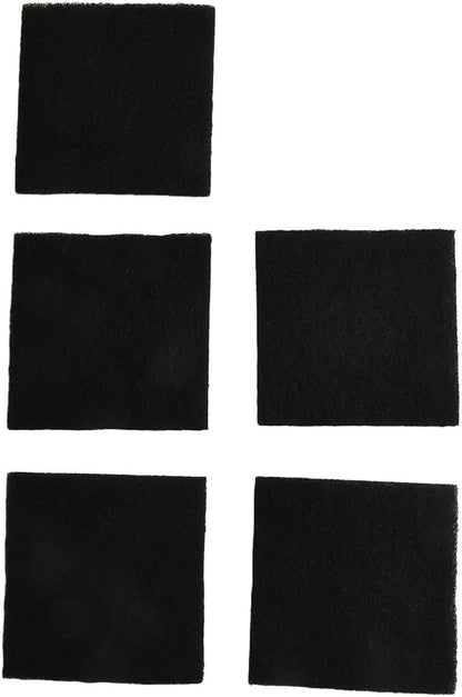 Activated Carbon for Compost Bins, Square 8x8x0.5 cm, Replaceable Compost Bin Insert for Control, Long Lasting Air Purifying Filter, Natural Carbon