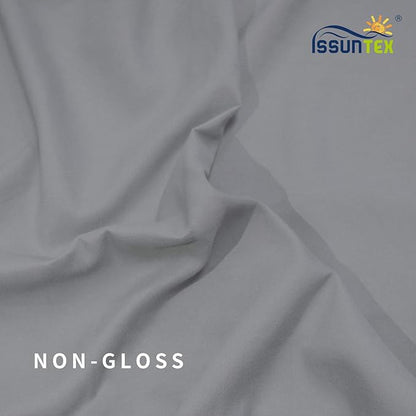 ISSUNTEX 10X24 ft Background Muslin Backdrop, Photo Studio, Collapsible High Density Screen for Video Photography and Television-Gray