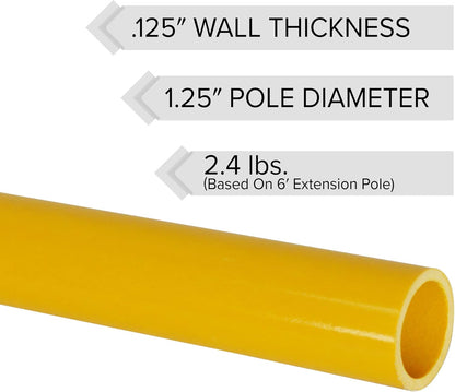 Tree Pruner FG-14K with Three 6' Hollow FG Series Poles (18' Total Reach)