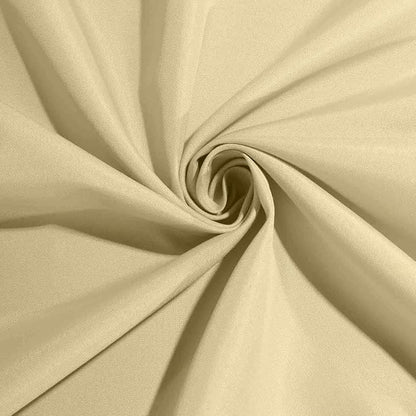Efavormart 54x54 Champagne Wholesale Linens Seamless Polyester Square Linen Tablecloth for Wedding Banquet Party Restaurant