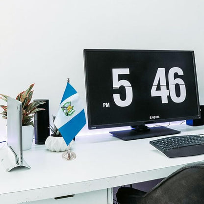 Guatemala Flag Guatemalan Flags, Small Mini Guatemalan Desk Flag, Used for Table Office Classroom Home Patriotic Events Decorations