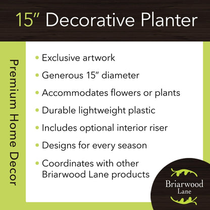 Briarwood Lane Organic Flow Large Planter