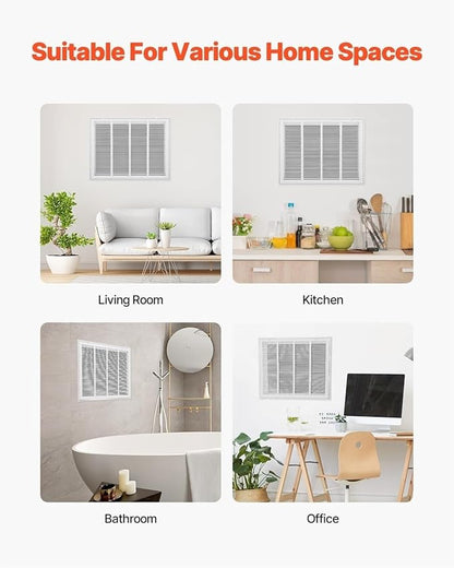 Decorative Return Air Grille Cover, Wall/Ceiling Vent Cover with Adjustable Design, Durables & Easy-to-Install for Home & Office, Cold Air Return Vent Cover(16x20in (41x51cm))