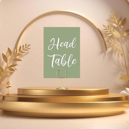 Table Numbers Cards 1-30 Wedding Table Numbers with Holder Table Number Stands Bulk Wedding Table Signs Sage Green with Head Table Card for Bridal Shower Wedding Anniversary Birthday (Sage Green)