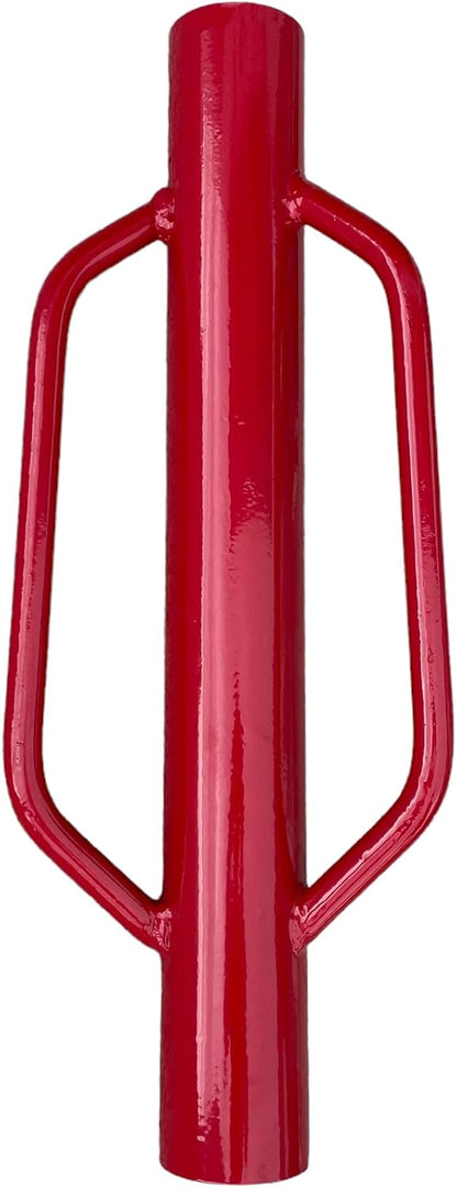 Sandbaggy U & T Post Driver, 30% More Heavier & Sustainable Than Competitors - 15.5 lb Fence Post Driver That Fits up to 2-3/4 inch - 10 Guage Industrial Grade Steel - Red (Pack of 3)