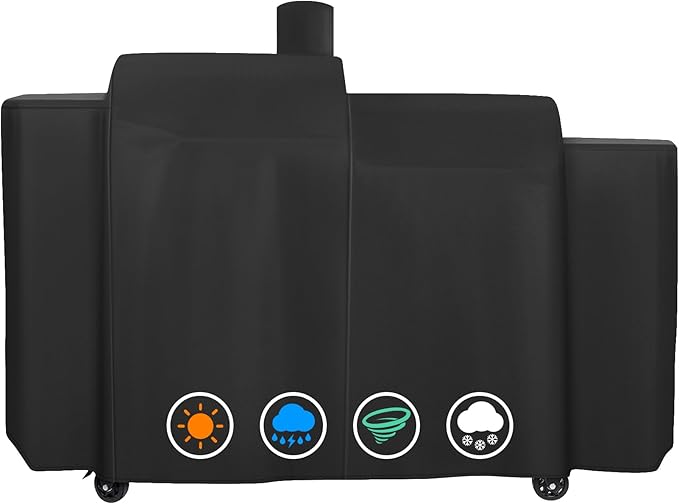 Heavy Duty Replacement Grill Cover Fits for Pit Boss KC Combo Platinum Series Grill with Handles, All Weather Protection Waterproof Cover
