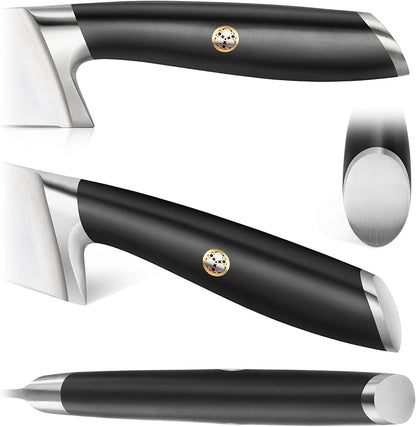 Cangshan L Series 2-Piece Cleaver Set, Forged German Steel (Black)