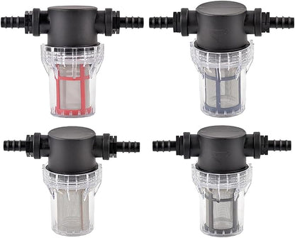 Garden Home 40-200 Mesh Large Flow Visible Filter Connector to Barb 16mm 20mm 25mm Hose Pre-Filter Garden Irrigation Agriculture Tool 1 Pcs Filter (Color : B, Size : 200Mesh)