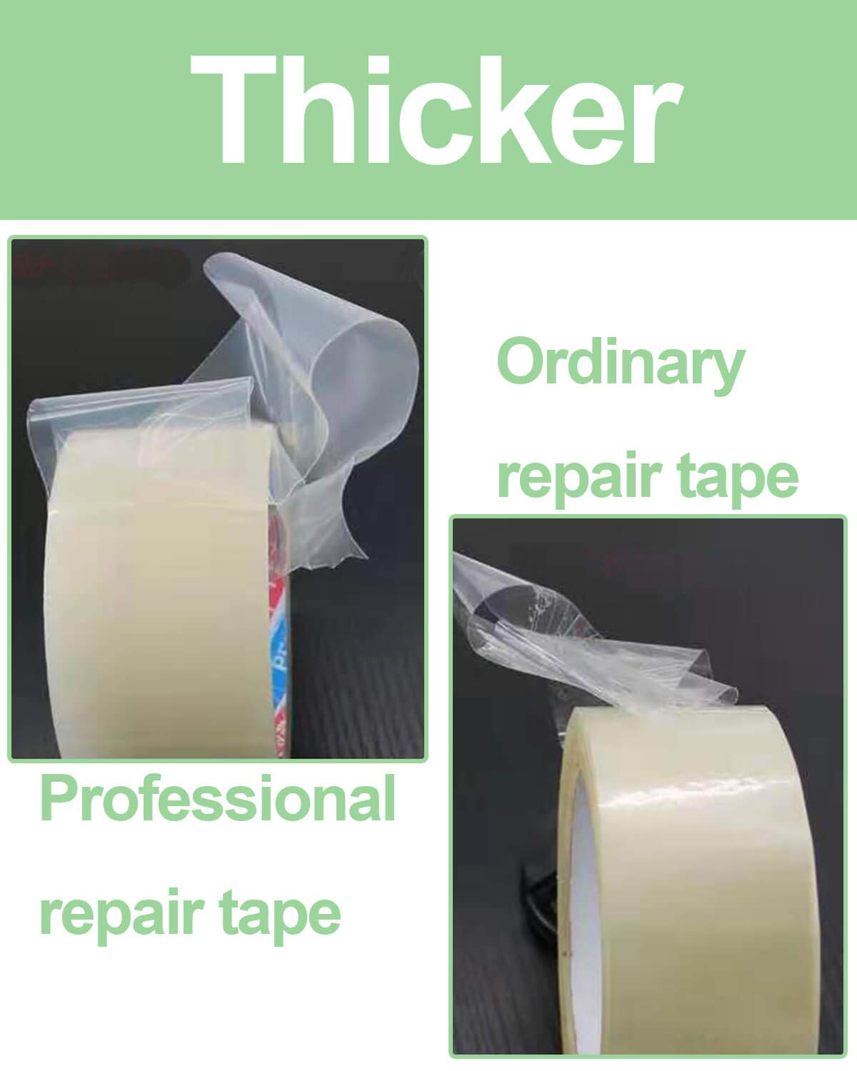 vensovo Greenhouse Covering Plastic Repair Tape - Heavy Duty 4″x108′ Garden Green House Sheeting, Plastic Polyethylene Film Repair Tape
