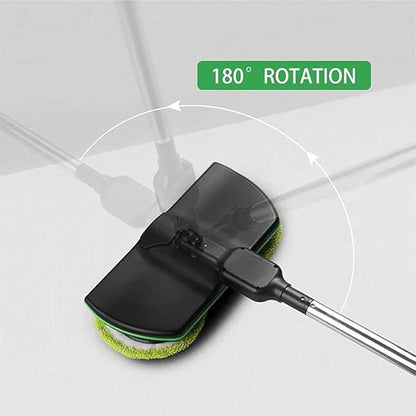 Spinning Cleaner Vacuum,Electric Mops for Floor Cleaning,Cordless Electric Mop,Floor Scrubber and Polisher Machine,Buffer Polisher for Home with Replacement Pad，Includes 6 PCS Cleaning Cloths
