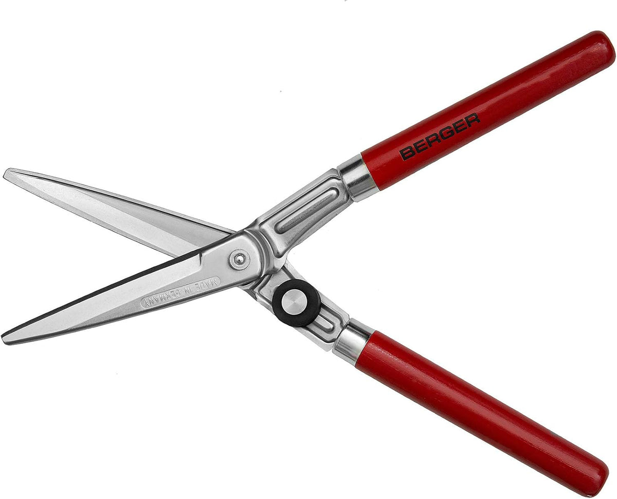 BERGER Topiary Shear 2510 with Beech Wood Handle Garden Shear with self-Sharpening Blades, Length 45 cm