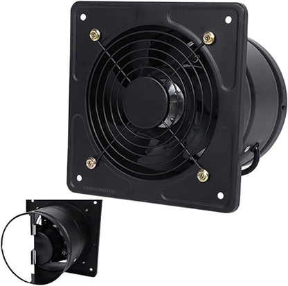 8 inch, High Speed Explosion-Proof Garage Ventilation Fan 6-10 Inch 220V Low Noise Metal Bathroom Exhaust Smoke Fan for Home Use, Greenhouse Easy to Store