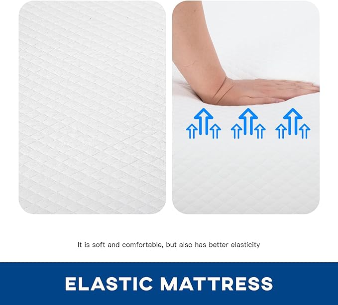 6/8/10/12 inch Gel Memory Foam Mattress for Cool Sleep & Pressure Relief, Medium Firm Mattresses CertiPUR-US Certified/Bed-in-a-Box/Pressure Relieving (10 in, Queen)