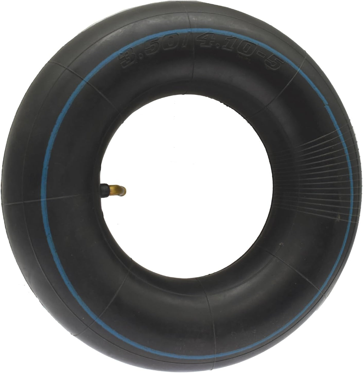 3.50/4.10-5 (11 x 4.00-5) Inner Tube with Bent Valve Stem, fits following Tire sizes as 4.10/3.50-5 11x4x5 11x4.00-5, for Wheelbarrow Barrow Sack Truck Trolley, and more.