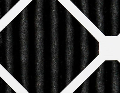 Nordic Pure 12x12x1 (Actual Size: 11 3/4 x 11 3/4 x 3/4) Pure Carbon Pleated Odor Reduction Furnace Air Filters 4 Pack