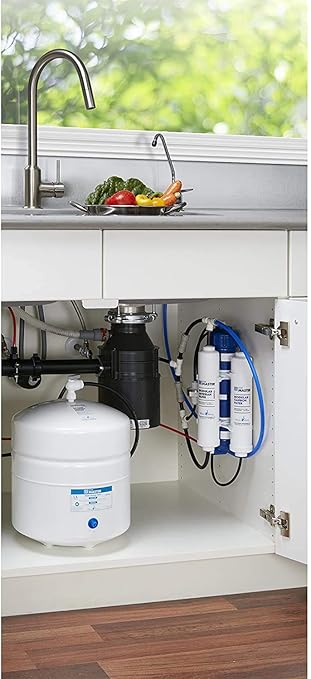Home Master TMAFC-ERP-L Artesian Full Contact Loaded RO System, 7-Stages, 99% Rejection DOW Membrane, Patented 2-Pass Alkaline Remineralization, Fast 4.5s Fill Rate, 1:1 Pure, Lux Faucet, Fridge kit