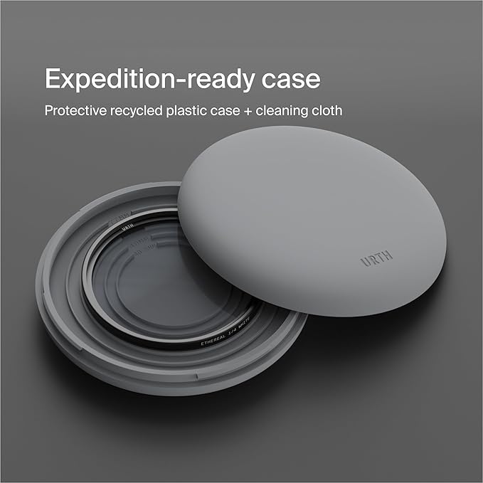Urth 58mm Ethereal White Mist ¼ Diffusion Lens Filter (Plus+) - Cinematic Effect, 20-Layer Nano-Coated Light Dispersing Particles
