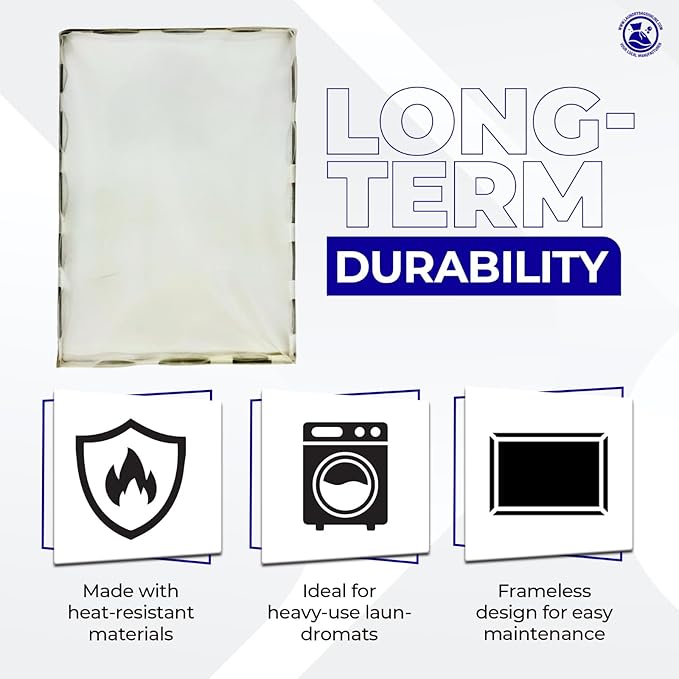 Dexter Lint Screen Replacement – Durable Frameless Dryer Lint Filters for Commercial & Residential Use (9822-026-002D) - 19.25" x 26.75" (Pack of 1)