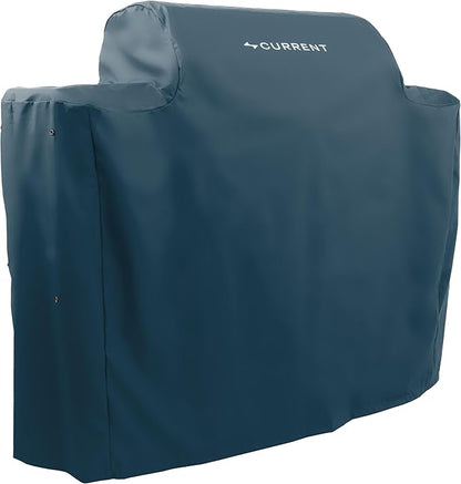 Current® SoftFlex Grill and Griddle Cover, Custom Sized to Fit Both Current Model G Grill & Griddle, Weather Resistant Material, Anti-UV, Lightweight & Flexible, Weatherproof & Durable, Ocean