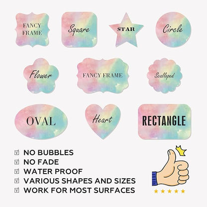 Custom Stickers - Personalized Labels, Customized Stickers with Any Design Image Logo Text, 100 Labels (Circle, 4"x4")