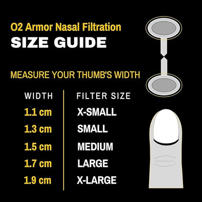 O2 Armor Nose Filters for Welders & Allergies - Nose Filter for Dust - Nasal Filters for Welding - Nose Dust Mask for Construction (30 Pack - 3x10, Size X-Large)