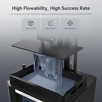 ANYCUBIC ABS-Like Resin Pro 2 Bundle, Upgraded 8K 3D Printer Resin with Enhanced Strength and Toughness, Wide Compatibility for All LCD Resin 3D Printers (4Packs*1kg Black, 4kg in Total)
