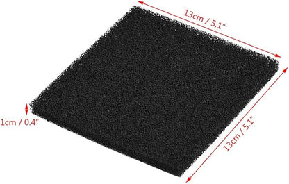 Smoke Absorber Filter, 10pcs Activated Carbon Filters Sponge 13cm x 13cm for Soldering Smoke Absorber Fume, Fume and Smoke Extractor Filters