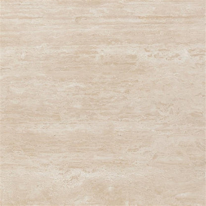 Acme Leonardo Dining Table in Travertine Top & Dark Oak