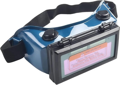 Auto Darkening LCD Welding Lens for MIG for TIG for MMA, Solar Powered Welding Eyepiece with DIN3-11 Shade, 108x50mm Filter, PVC+LCD Glass, for Protection During Grinding and Cutting
