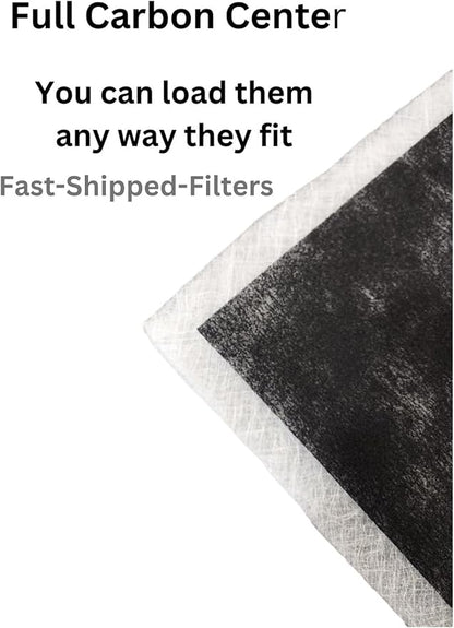 Fast-Shipped-Filters 7 Pack 20x25 Replacement Filter Pads Designed to Fit with Dynamic Air Cleaner 20x25 Refill White