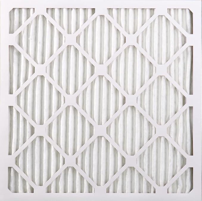 Nordic Pure 25x25x1 (Actual Size: 24 1/2 x 24 1/2 x 3/4) Pleated Air Filters MERV 14 Plus Carbon 3 Pack