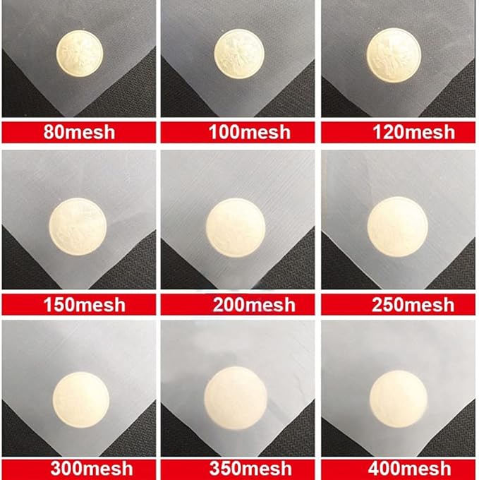 Fine Filter Mesh Nylon Fabric, Recycling Screens for Kitchen Filtration Food Wine 80-500 Mesh(500mesh 25micron,1x10 meter)
