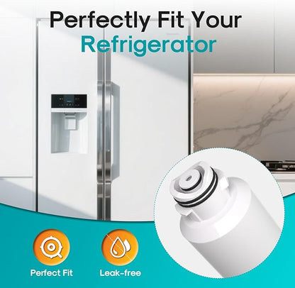 ICEPURE PRO DA29-00020B NSF401&473&53 Samsung Refrigerator Water Filter, Replacement for DA29-00020B-1, DA29-00020A/B, HAF-CIN/EXP, RF25HMEDBSR, RF28HMEDBSR, RS25J500DSR, More Models, 2PACK
