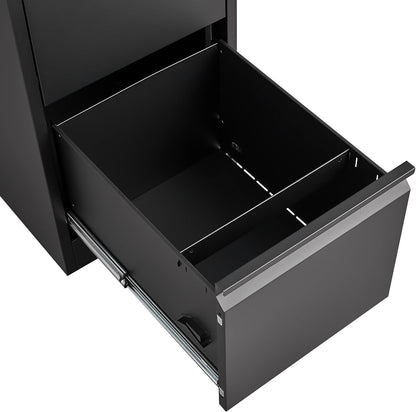 4 Drawer File Cabinet with Lock,Heavy Duty Vertical Filing Cabinets for Home Office, File Storage Cabinet for Letter/Legal/A4/F4 Size File,Assembly Required