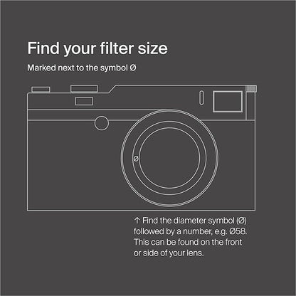 Urth 77mm Magnetic Ethereal Black Mist ¹⁄₁ Diffusion Lens Filter (Plus) — Cinematic Effect, 20-Layer Nano-Coated Light Dispersing Particles