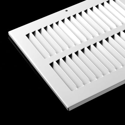 24x12 Return Air Grille(Duct Opening Size),Air Return Vent Cover,Flat Vent Cover,Rejillas De Aire Acondicionado para Casa,Return Air Grilles,Outer Dimensions:25.75"Wx13.75"H(24"Wx12"H, Duct Opening)