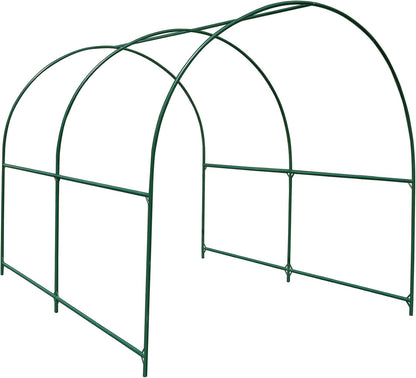 Strong Camel Greenhouse Replacement Frame for Larger Hot Garden House , Support Arch Frame Climbing Plants/Flowers/Vegetables (6.5'x 7' x 7.2')