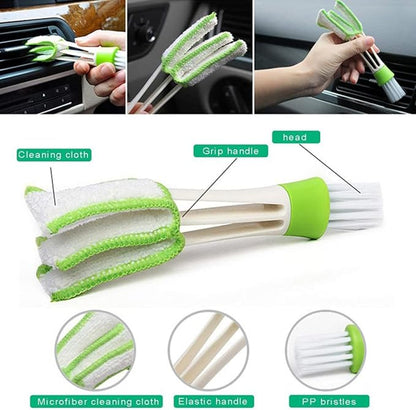 Window Groove Cleaning Brush Set 8pcs Scrubber for Wet and Dry Use, Window Gaps and Slot Cleaning Tools for Home, Kitchen, Bathroom Tracks and Crevices