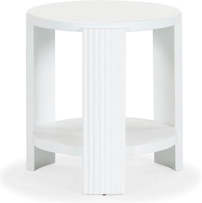 SAFAVIEH Couture Collection Liabella White Round Accent Table