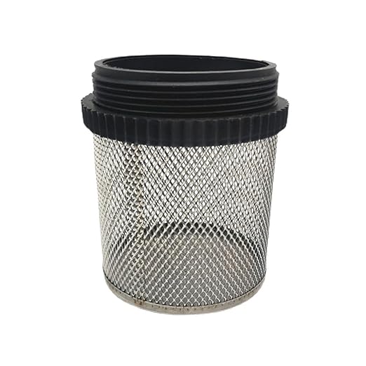Heavy-Duty Plastic Strainer 1/2 3/4 - Male Inline Filter with Mesh Net for Pond Pumps & Greenhouse Watering(1/2")