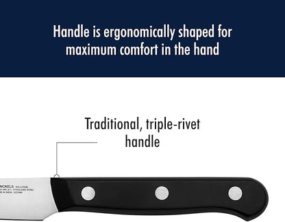 HENCKELS Solution Razor-Sharp 7-pc Knife Set, Chef Knife, Bread Knife,German Engineered Informed by 100+ Years of Mastery, Brown