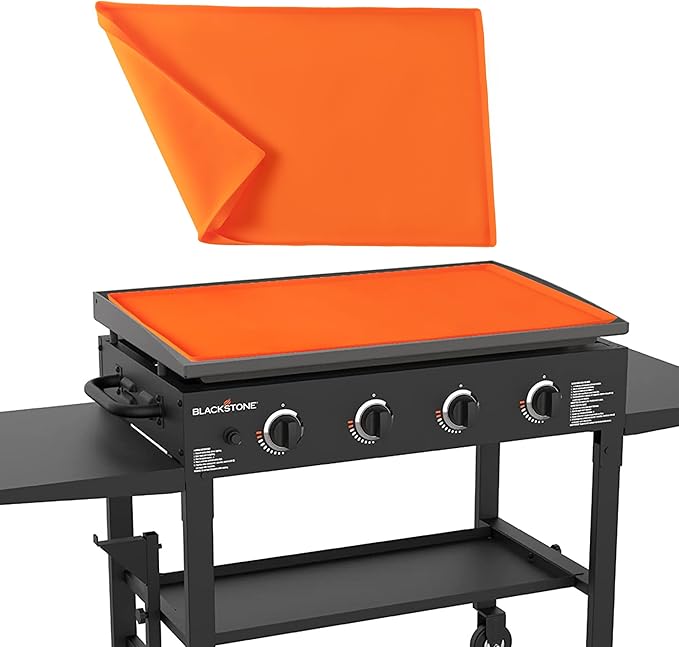 Silicone Protective Cover for 28" Blackstone Griddle,Heavy Duty Food Grade Silicone Grill Mat, Protect Griddle from Rodents, Insects, Debris, and Rust,All Season Cooking Protective Cover