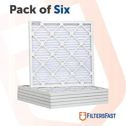 Filters Fast 30x30x1 Air Filter MERV 11, 1" AC Furnace Air Filters, Made in the USA, Actual Size: 29.5"x29.5"x0.75, 6 Pack