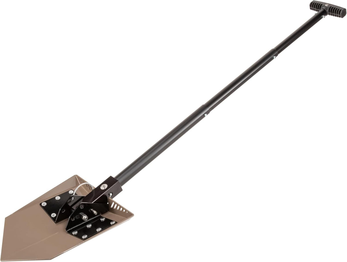 DMOS Delta Shovel - Collapsible Heavy-Duty Steel Folding Shovel for Camping, Overlanding, Survival, Military, Hunting, & Off-Road Use - Flat Dark Earth - Pro